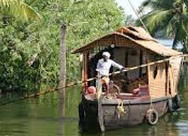Kerala Backwater Punting Houseboat
