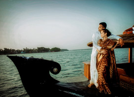 Kerala Wedding Reception Houseboat